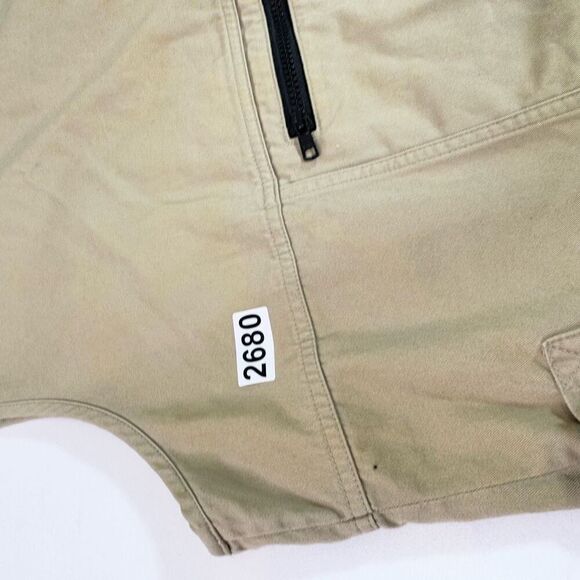 Vintage Eddie Bauer Fishing Vest Mens Medium Pockets Mesh Tan Khaki Utility - Picture 9 of 9